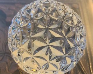 Waterford Crystal Time Square Star of Hope Paperweight 2000	3in Diameter	