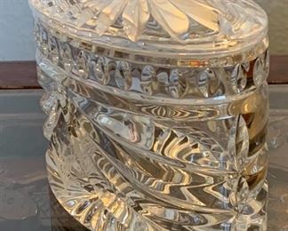 Waterford Crystal Limited Edition Overture Oval Bowl Etched 249/300	3.25x5x3in	HxWxD