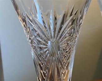 Waterford Crystal 2000 Toasting Flute Pair glasses Health	9.25in H	