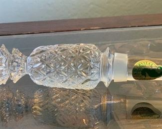 Waterford Crystal Pineapple Bottle Stopper	5in Long	