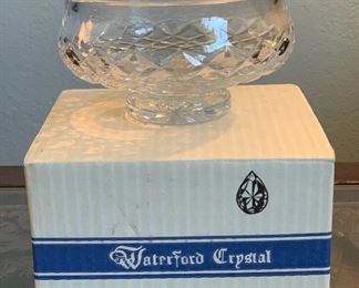 Waterford Footed Bowl 5 1/2"	3in H x 5.5in Diameter	