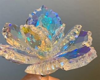 Crystal Galleria Flower/Rose in Box	11in long	