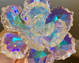 Crystal Galleria Flower/Rose in Box	11in long	