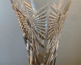 2pc Waterford Crystal Millennium Toasting Flutes Happiness PAIR	9.25in H	