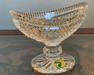 Waterford Crystal Heritage Footed Boat/Bowl/Dish	3.5x4.75x2.5in	HxWxD