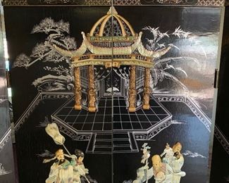 Chinese Oriental Room Divider Screen	72x72