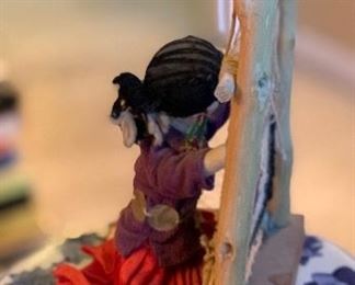 #2 Navajo Rug Weaver Doll Kachina	12x11x6in	HxWxD