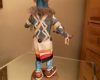 Kachina Doll Signed	11in tall	
