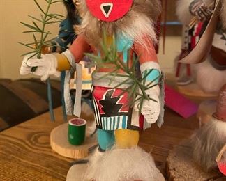 Kachina Doll Sun Dancer Signed C.Lee	7in tall	
