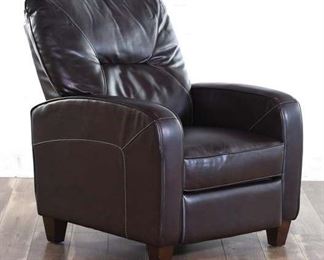Contemporary Dark Brown Recliner