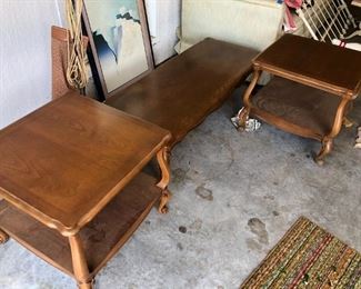 MC Lane Coffee table + end tables