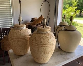 Several Pairs of Lamps