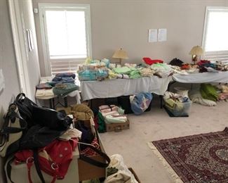 Misc Linens and Purses