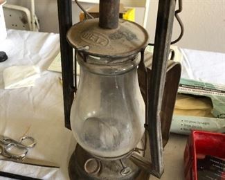Antique Dietz kerosene Railroad lantern