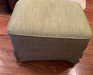 #24	Green Fabric Footstool	 $20.00 
