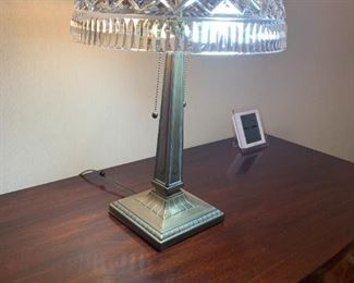 #30	Beaumont Waterford Double Light (2 pulls) Lamp  20"H	 $500.00 
