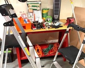 Workbench, Ladders, Vice, More