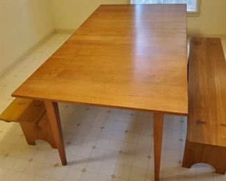 Dining Room Table with Benches