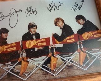 Entire Cast of the Monkees Signed Very Rare 