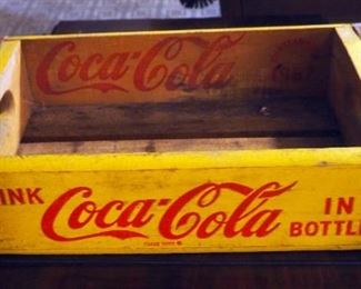 Vintage Coca Cola Wood Bottle Tray, 18" x 12"