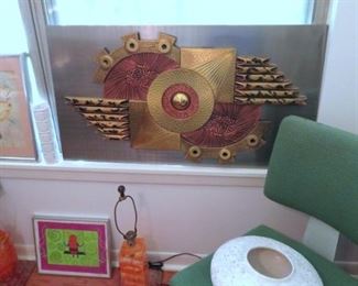 Stunning and intricate 1970's brutalist wall hanging