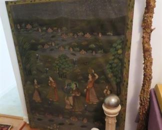 Massive Indian folk art painting