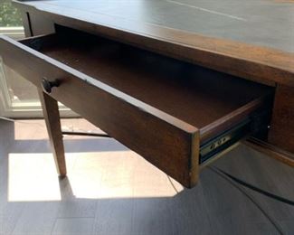 Klau XXX's & OOO's Wood Desk 52"L X 26"D X 32"H (Picture 4 of 5).  Sale Price $125
