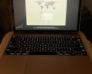 Apple Macbook Air Rose Gold Laptop with Kate Spade Carrying Case