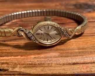 Antique 14K GOLD Omega Women's Watch 