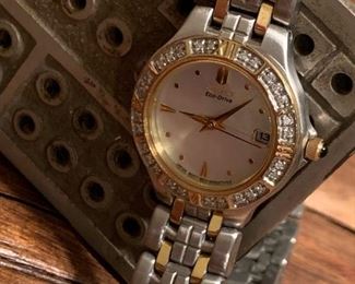 Women's Citizen Eco-Drive Watch with Diamonds