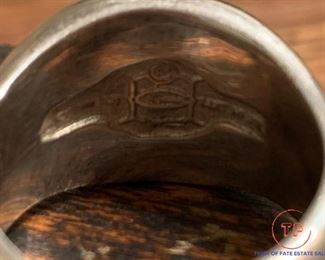 GOLD and SILVER Men's Bullet Ring