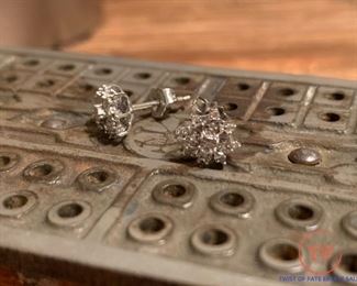 GOLD and DIAMOND Earrings