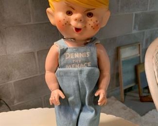 1950's Dennis the Menace Doll with Overalls