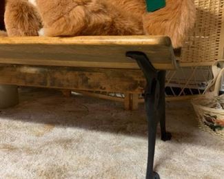 Antique Double Student Seat / Desk