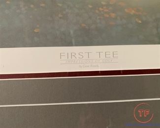 Signed Limited Edition "First Tee" by Gene Roncka