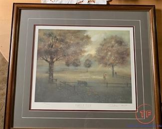 Signed Limited Edition "First Tee" by Gene Roncka