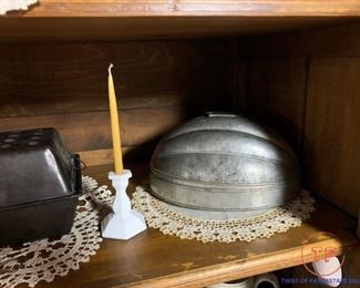 Antique Metal Bread Molds