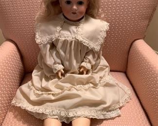 Antique KARL HARTMANN German Bisque Doll  with Jointed Limbs