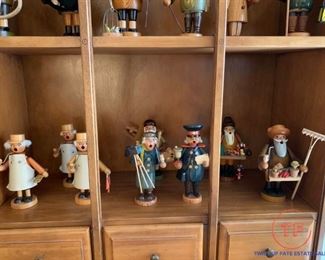 Large Collection of Vintage German Incense Smoker Figurines