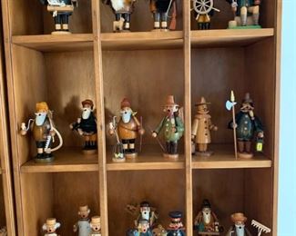 Large Collection of Vintage German Incense Smoker Figurines