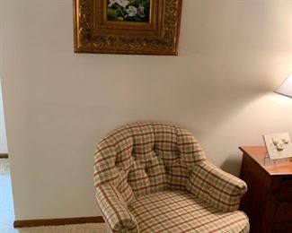 Custom Upholstered Sitting Chair