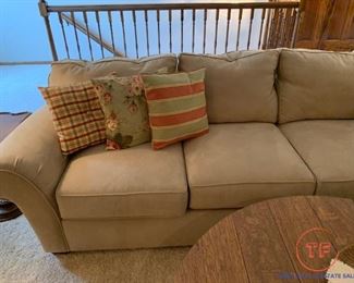 Sectional Mico Suede Couch by BAUHAUS