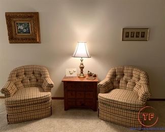 Custom Upholstered Sitting Chairs