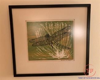Original Dragon Fly Art by Barbara Hughes