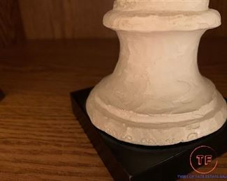 1920s Art Deco Female Bust Signed FRED PRESS 