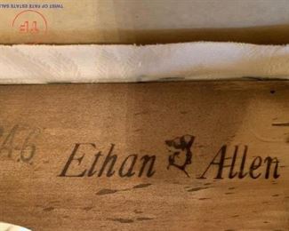 Ethan Allen Dining Room Set with Matching Hutch