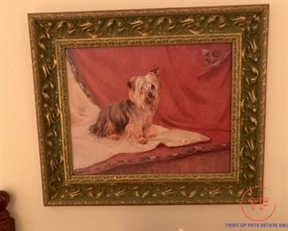 Original Oil on Board Painting - Yorkshire Terrier