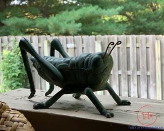 Cast Iron Grasshopper Door Stop