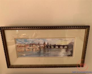 Original Watercolor of London Bridge