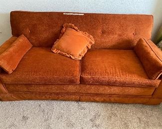 Vintage sleeper sofa 150.00, it is upstairs 